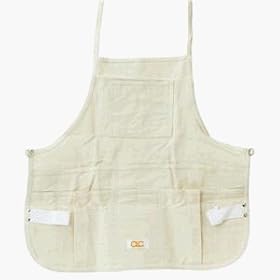 Click here to buy Custom Leathercraft C-10 Canvas Bib Apron by Custom Leather Craft.