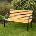 Arran Beautiful 3 Seat Wooden Slatted Garden Bench Brand New - Azuma Brand