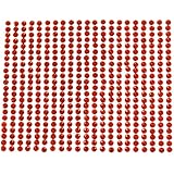 AllyDrew Red Crystal Diamond Sticker 4mm Adhesive Rhinestones, 1000 pieces