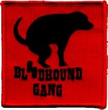 Bloodhound Gang - Dog Pooping - Embroidered Iron On or Sew On Patch