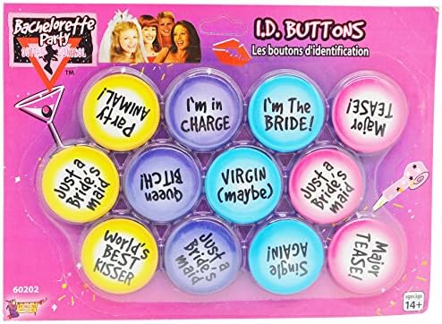 Bachelorette Party Bridal Party Button Pins Set--Perfect Bachelorette Party Name Tags!!!