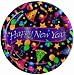 Disposable Plates - 24pk. of New Years Eve Disposable Party Plates