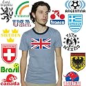 Vintage Countries T-Shirt w/ Assorted Designs