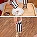 Salt and Pepper Grinder Set,KPACO 2 in 1 Slim Brushed Stainless Steel Pepper Mill and Salt Mill Pepper Grinder Set Spice Grinder,Easy to Fill Salt and Pepper Mill Set With Brush