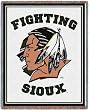 Univ of North Dakota Mascot Throw - 70 x 54 Blanket/Throw - North Dakota Fighting Sioux