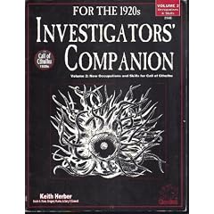 For the 1920s Investigators' Companion : Occupations & Skills: 002