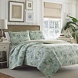 Tommy Bahama Anglers Isle Aloe Quilt Set, Full/Queen, Aloe