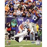 Steiner Sports NFL Domenik Hixon Catch Vs Seattle Autographed 8-by-10-Inch Photograph