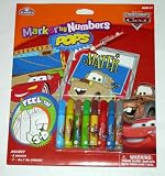 Disney Cars Marker by Numbers Pops 3-D
