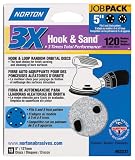 Buy 5 3x UNIVERSAL HOLE SANDING DISC - 120X - 50 pack by Norton