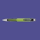 GX 300 Retractable Pen, Medium Point, Black Ink/Green Barrel (PIL34111)