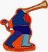 The Beatles - Vacuum Guy from Yellow Submarine - Sticker / Decal (Big Long Snout, One Boot)