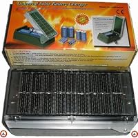 Universal Solar Battery Charger, Charges 2 Batteries