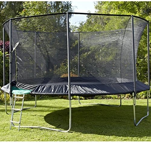2015 Model - TP Genius 2 14ft Round Trampoline and Surroundsafe Enclosure with Igloo Door (TP314) by TP Genius