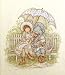 Holly Hobbie Best Friends Counted Cross Stitch Kit