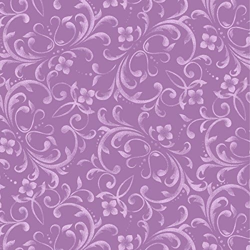 Fresh Lilacs Beautiful Lavender Scroll Blender from Maywood Studios