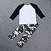 Efaster® 1Set Toddler Baby Boy Long Sleeve Print T-shirt Tops+Pants Outfit Car Pattern Clothes