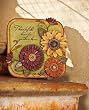 Thankful Harvest Thankful Hearts Stepping Stone/Wall d?cor