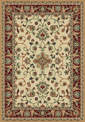 Traditional Area Rug, United Weavers Manhattan 5'x8' Columbia Cream