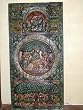 India Art Antique Hindu God Radha Krishna Hand Carved Wood Door Panel 72