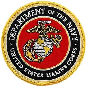 US Marine Corps Embroidered Patch USMC Insignia Military Eagle Anchor Globe Logo Iron-On Emblem