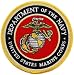 US Marine Corps Embroidered Patch USMC Insignia Military Eagle Anchor Globe Logo Iron-On Emblem