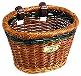 Nantucket Miacomet Collection Oval Bike Basket (Honey, Adult)