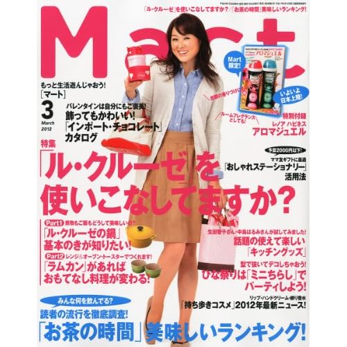 Mart 2012年3月号 表紙画像