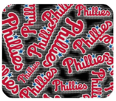 Computer mousepad with MLB Philadelphia Phillies team logo by padcaseskingdom at Amazon.com
