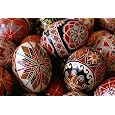 Compare Prices of Basket of Ukrainian Easter Eggs - 24"W x 16"H - Peel and Stick Wall Decal by Wallmonkeys