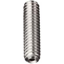 Stainless Steel 18-8 Set Screw, Vented Hex Socket Drive, Cup Point