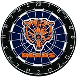 Imperial Chicago Bears Bristle Dart Board with Darts