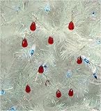 Club Pack Of 288 Red Crystal Teardrop Christmas Ornaments #49082