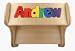 Childrens Custom Made Puzzle Name - 2 Tier Step Stool