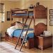 COTTAGE COVE CINNAMON TWIN OVER FULL BUNK BED