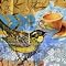 Teacup Song Bird - 16 x 16"