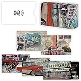 Lown Design Credit Card Protector with Rfid Chip Technology-gift Box (10) Unique and Stylish Designs for Retro-applies to Everyone-protect Your Personal Privacy!