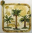 Tropical Palm Tree Kitchen Dinning Potholder
