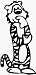Hobbes hand on chin