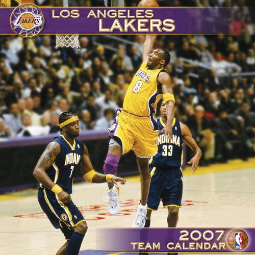 Los Angeles Lakers 12x12 Calendar 2007