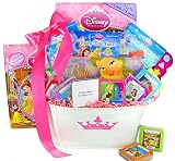 Disney Princess Book Basket - Baby Shower or Easter Gift Idea for Girls or Toddler's One Year Birthday