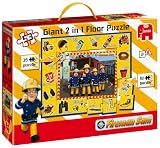 Fireman Sam 2 in 1 Giant Activity Floor Puzzle (53 Pieces)