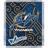 Washington Wizards NBA Triple Woven Jacquard Throw (Tattoo Series) (48x60")"