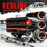 60" Redline LED Tailgate Light Bar - Triple-Core LED - Weatherproof - Full Function - 2yr Warranty - Easy Screw-Less Install - Durable Rigid Aluminum - Reverse Signal Running Brake - Rain or Snow