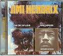 Jimi Hendrix " The Cry Of Love " / " War Heroes " 2 Full LPs on 1 CD