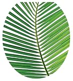 Toilet Tattoos TT-1500-R Palm Frond Design, Round
