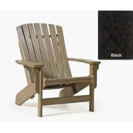Casual Living Adirondack Style Fanback Chair - Black by