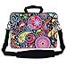 Meffort Inc 15.6 Inch Neoprene Laptop Bag – Water Resistant, Reinforced Zipper, Adjustable Shoulder Strap, Extra Side Pocket, Fits 15 to 15.6 Inch Laptops - Art Designs