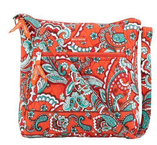 Bella Taylor Bali Bright Quilted Large Cross Body Messenger Bag Shoulder Bag