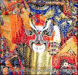 Chinese Apparel / Chinese Clothing & Accessories: Chinese Silk Scarf - Opera